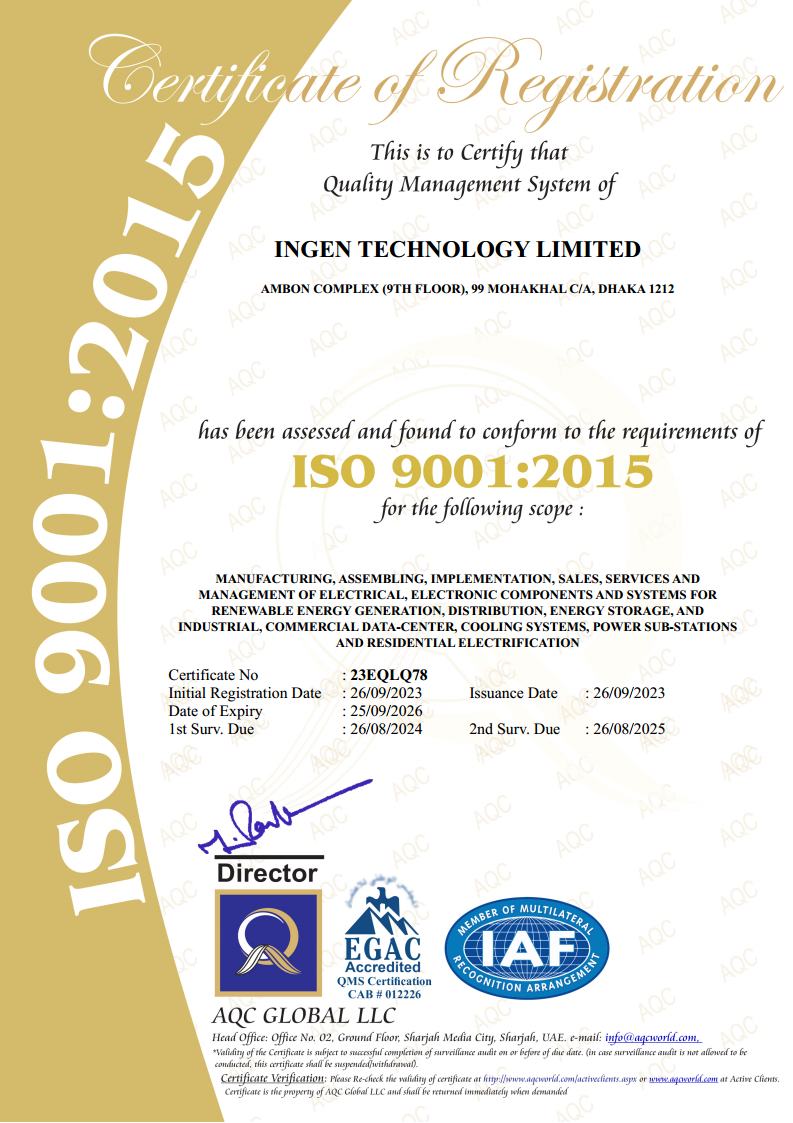 ISO Certificate of InGen Tech_1074088