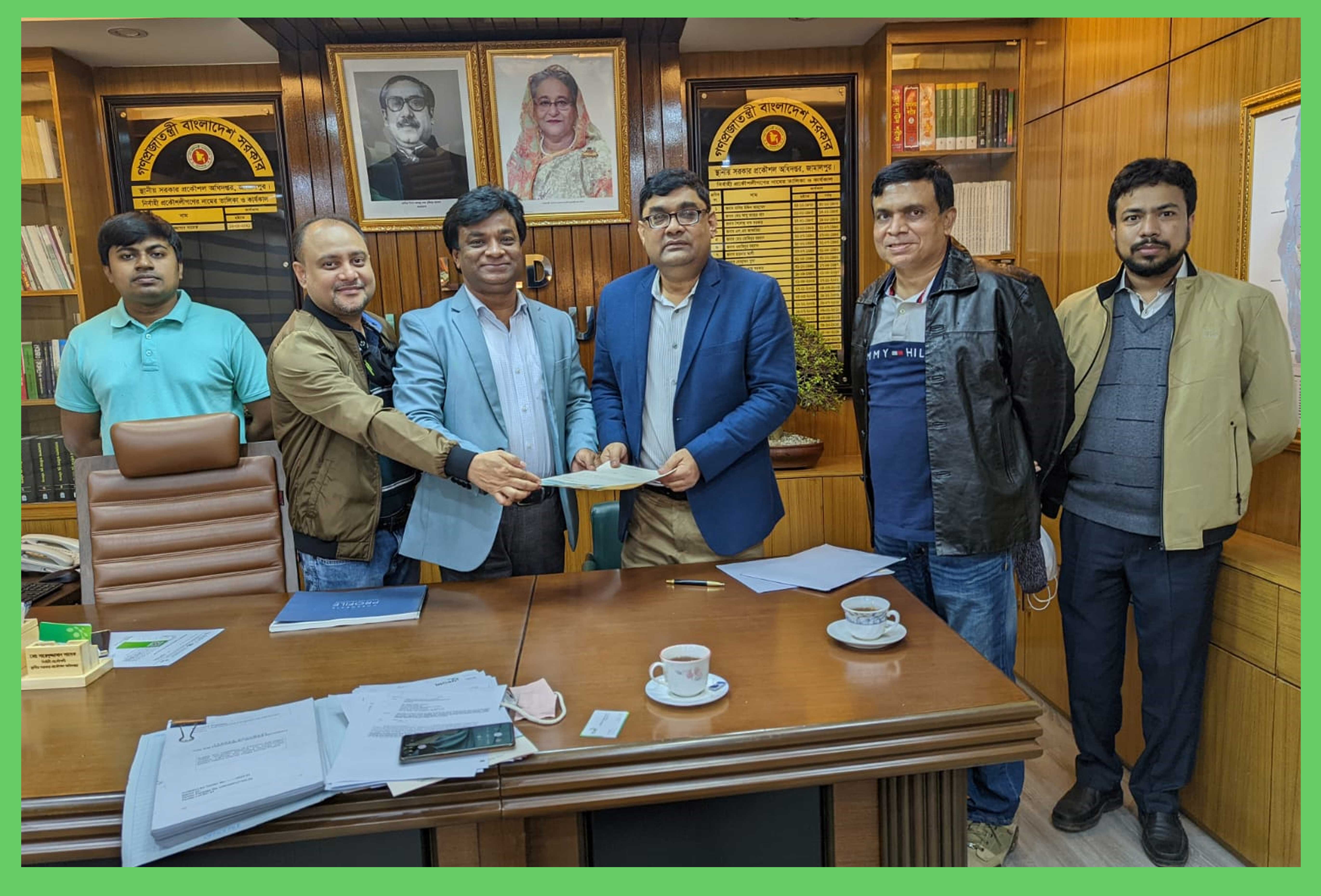 Contract Signing of Cultural Village at Jamalpur