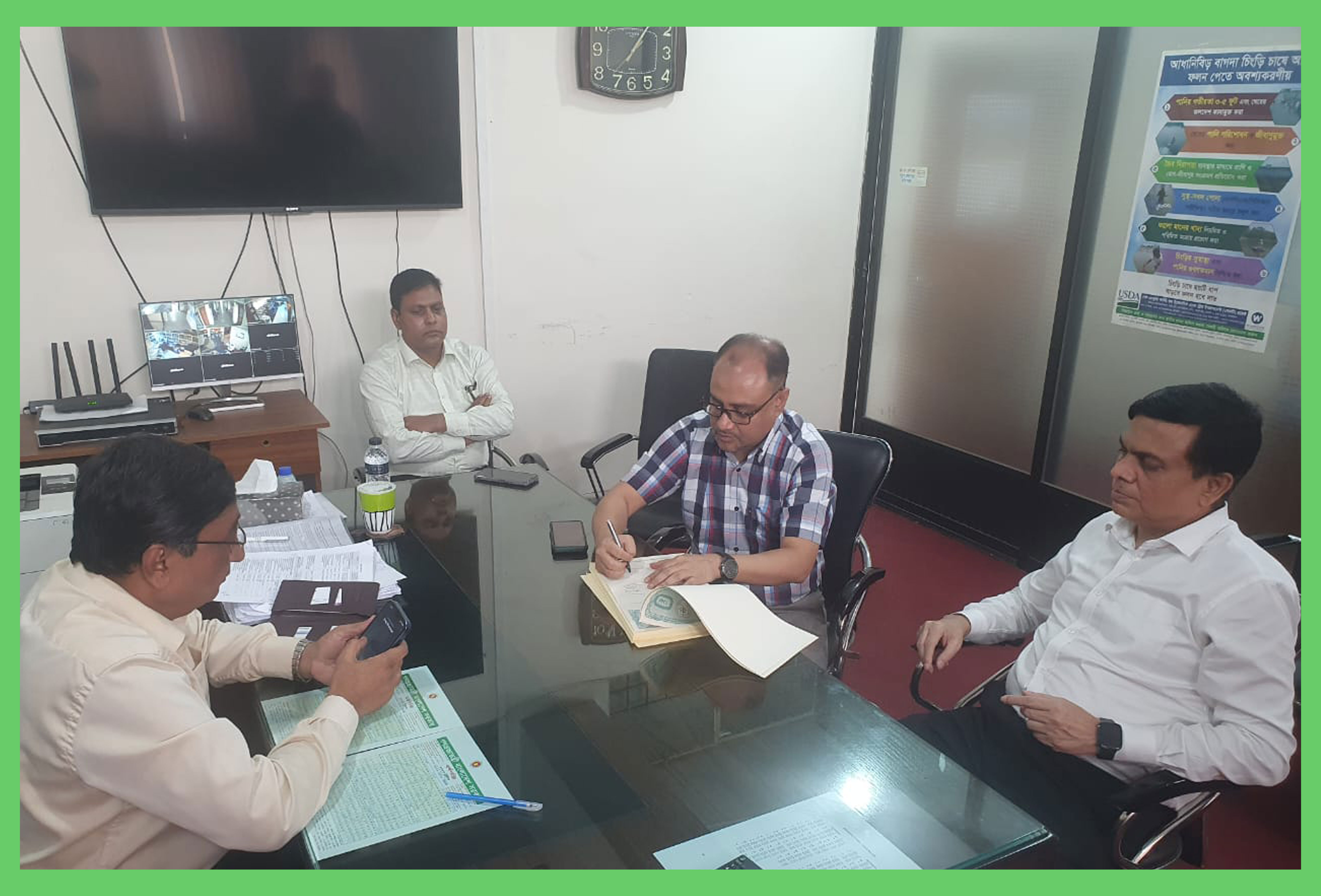 Agreement Signing with ‘Ministry of Fisheries and Livestock’
