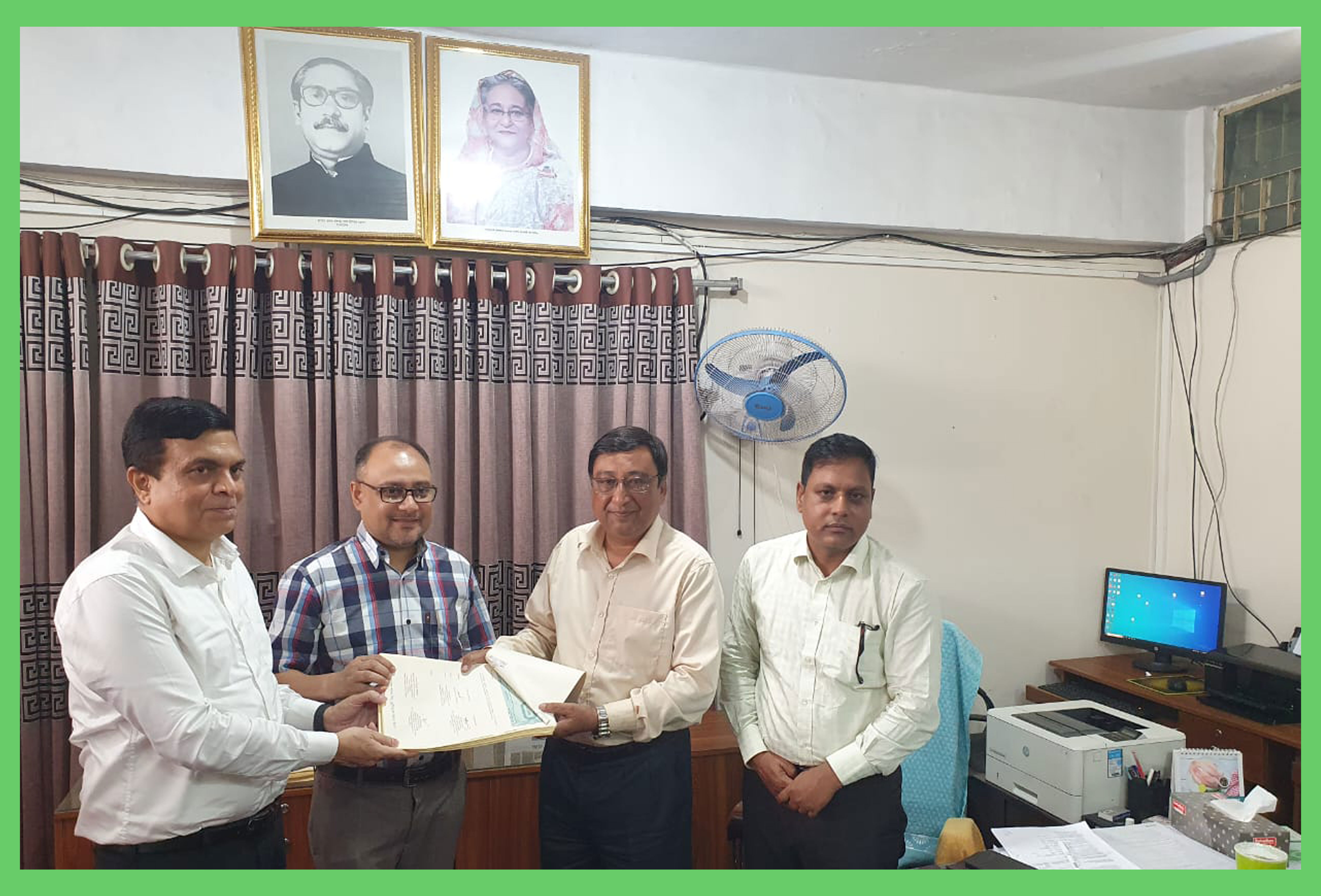 Agreement signing with DS CORPORATION CO. LTD